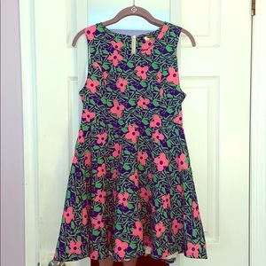 Vintage Floral Dress